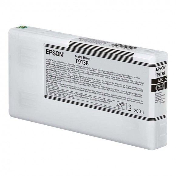 Epson Matte Black 200ml Ink for SC-P5000 T9138